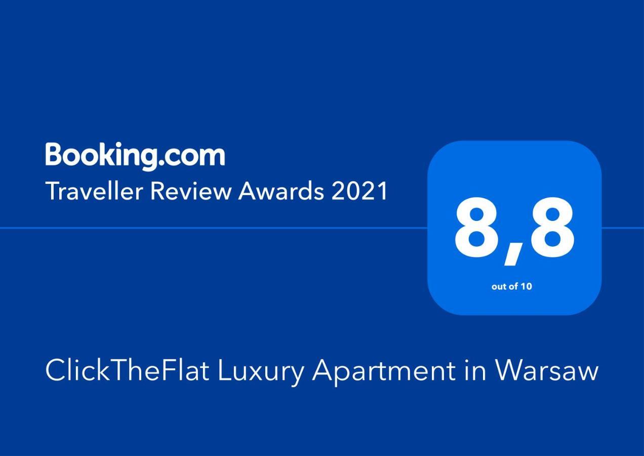 Clicktheflat Luxury Apartment In 바르샤바 외부 사진